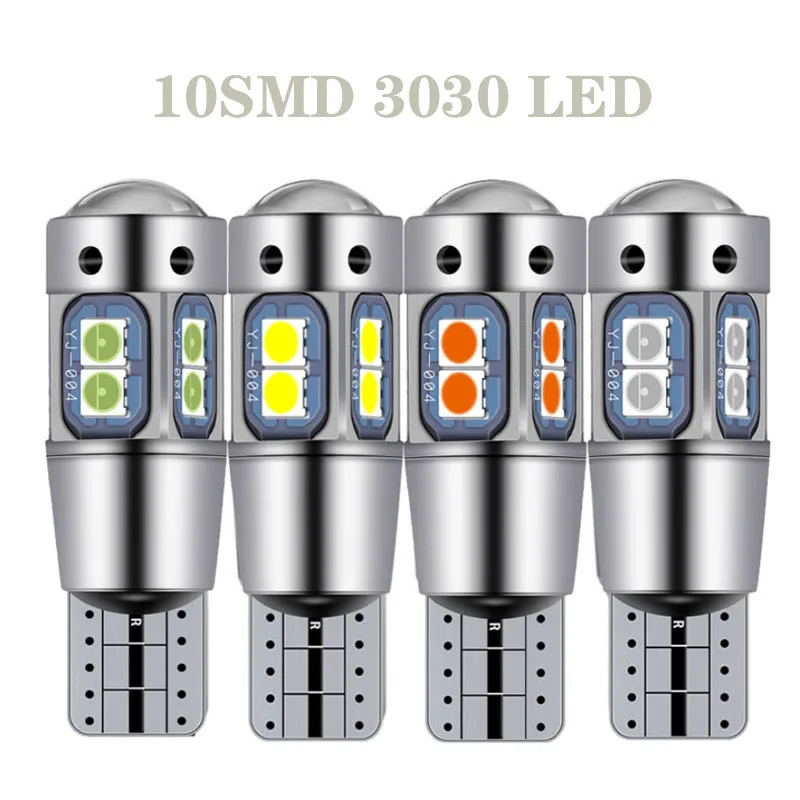Car Led Canbus NO Error 6000K White T10 w5w 10smd Led Bulb DRL Turn Parking Width Interior Dome Light Reading Lamp Car Styling
Car Led Canbus NO Error 6000K White T10 w5w 10smd Led Bulb DRL Turn Parking Width Interior Dome Light Reading Lamp Car Styling