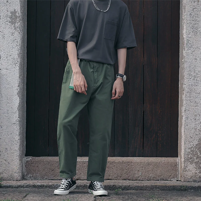 Men Trousers Solid Color Overalls Pants Loose Simple Basic Casual Autumn And Winter Fashion Tidal Current Streetwear Hot Sale
Men Trousers Solid Color Overalls Pants Loose Simple Basic Casual Autumn And Winter Fashion Tidal Current Streetwear Hot Sale