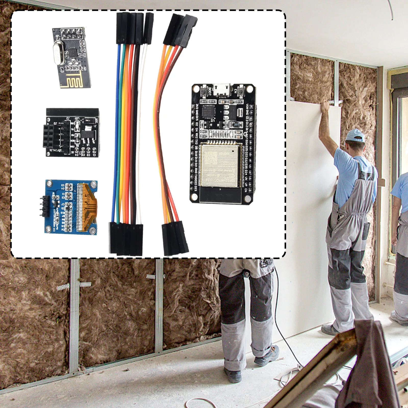 Эффективное решение OpenDTU ESP32 + NRF24L01 + кабель + дисплей модуль легкая установка Широкая совместимость мониторинг в режиме реального времени
Эффективное решение OpenDTU ESP32 + NRF24L01 + кабель + дисплей модуль легкая установка Широкая совместимость мониторинг в режиме реального времени