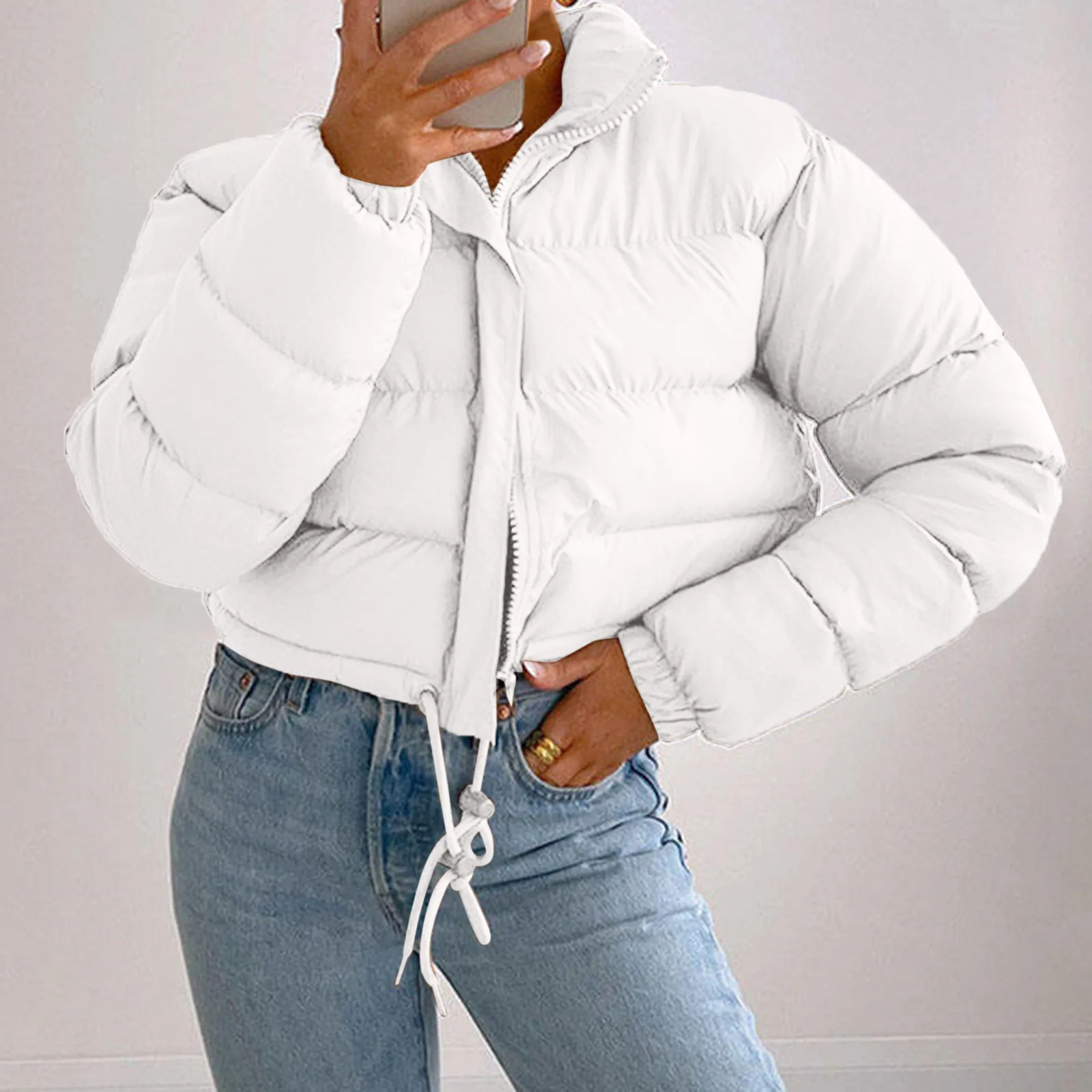 Ladies Winter Warm Thick Jacket Solid Color Long Sleeve Stand Collar Zipper Jackets Female Padded Outerwear Coat Multicoloured
Ladies Winter Warm Thick Jacket Solid Color Long Sleeve Stand Collar Zipper Jackets Female Padded Outerwear Coat Multicoloured