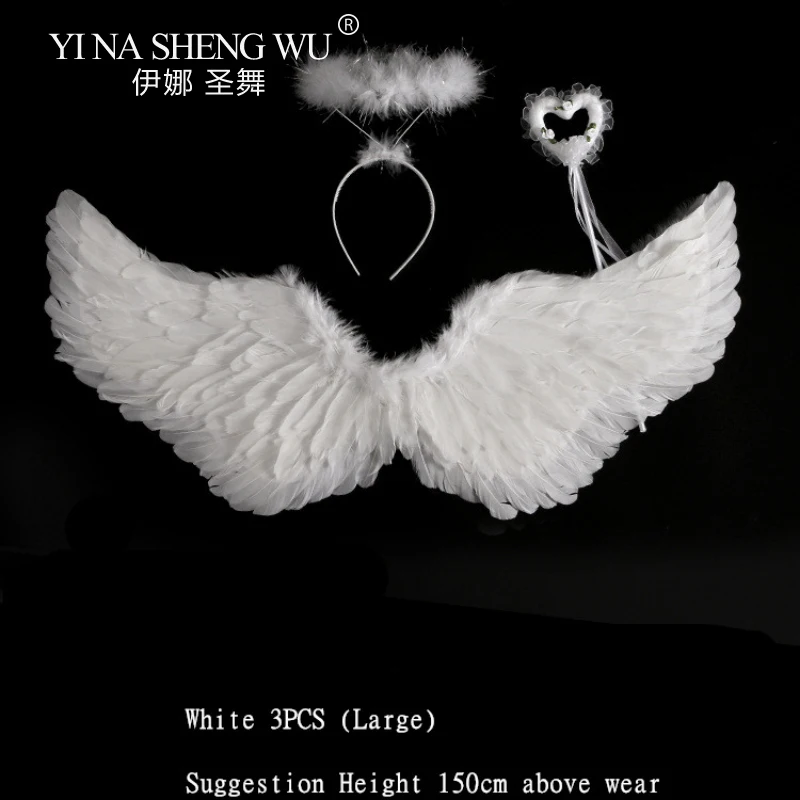 White Feather Angel Wings for Dance Party Carnival Cosplay Costume Stage Show Masquerade Christmas Holiday Fancy Dress Props
White Feather Angel Wings for Dance Party Carnival Cosplay Costume Stage Show Masquerade Christmas Holiday Fancy Dress Props