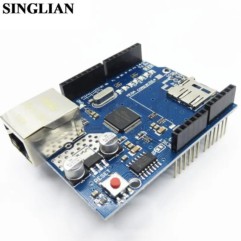 UNO Shield Ethernet Shield W5100 R3 UNO Mega 2560 1280 328 UNR R3 Only W5100 Development Board For Arduino
UNO Shield Ethernet Shield W5100 R3 UNO Mega 2560 1280 328 UNR R3 Only W5100 Development Board For Arduino