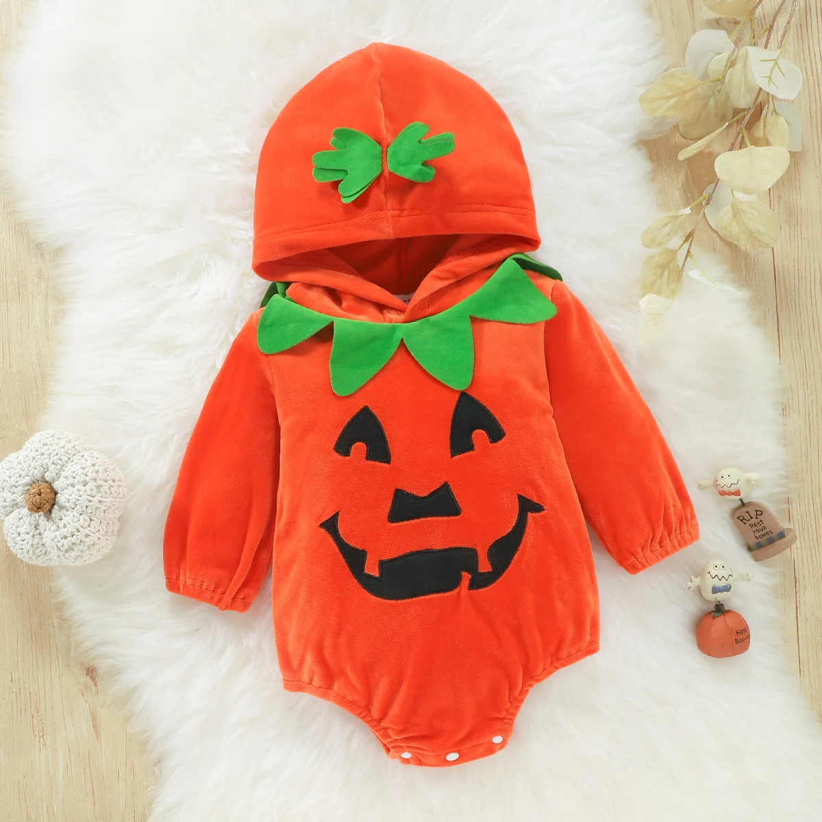 2023 Autumn Winter Halloween Baby Boy Romper Pumpkin Cosplay Cotton Long Sleeve Newborn Boys Bodysuit Hooded Infant Boys Outfits
2023 Autumn Winter Halloween Baby Boy Romper Pumpkin Cosplay Cotton Long Sleeve Newborn Boys Bodysuit Hooded Infant Boys Outfits