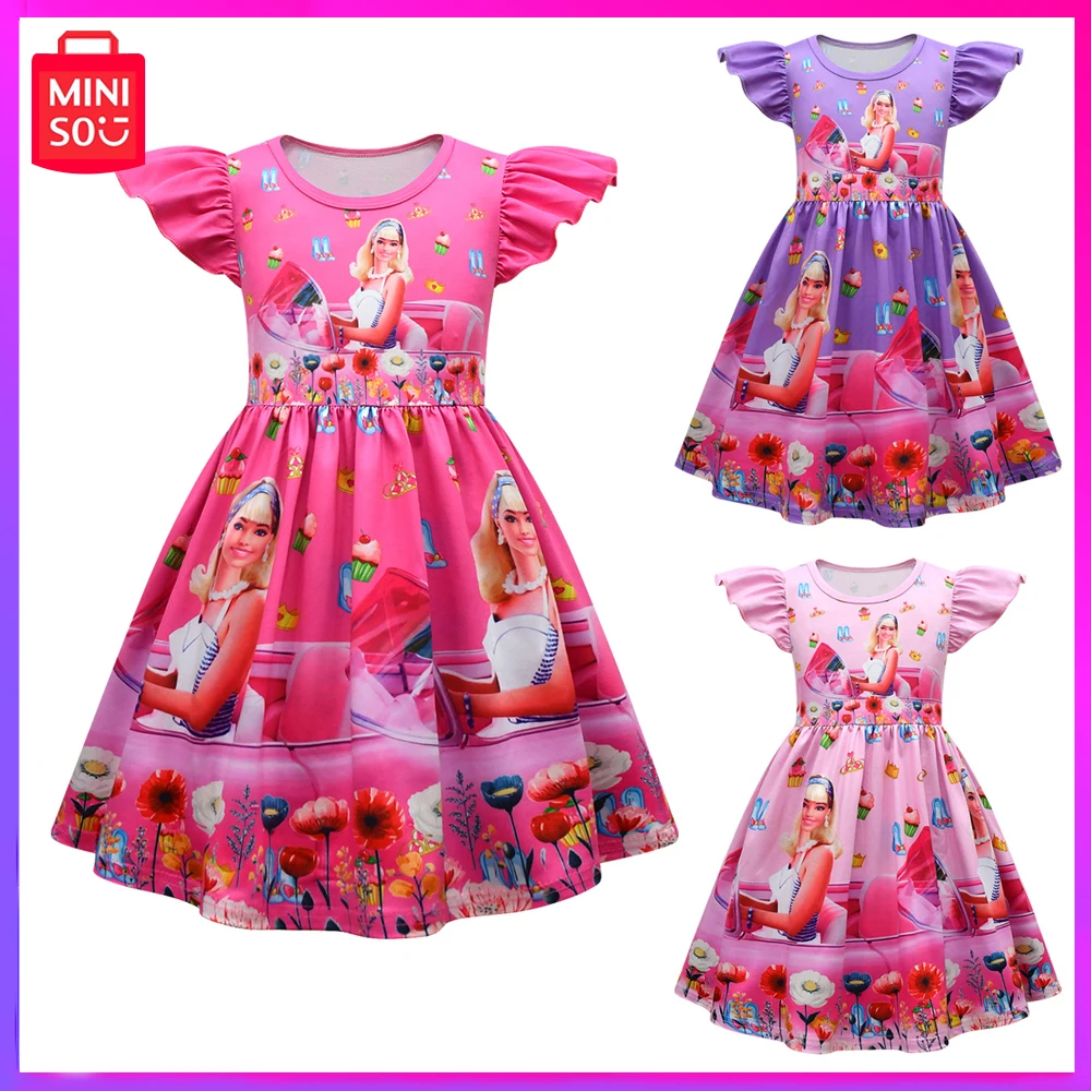 Miniso 2023 New Children Dress Cosplay Barbie Figure Dress Girls Flying Sleeves A-Line Dress Fashion Wear Christmas Gift
Miniso 2023 New Children Dress Cosplay Barbie Figure Dress Girls Flying Sleeves A-Line Dress Fashion Wear Christmas Gift