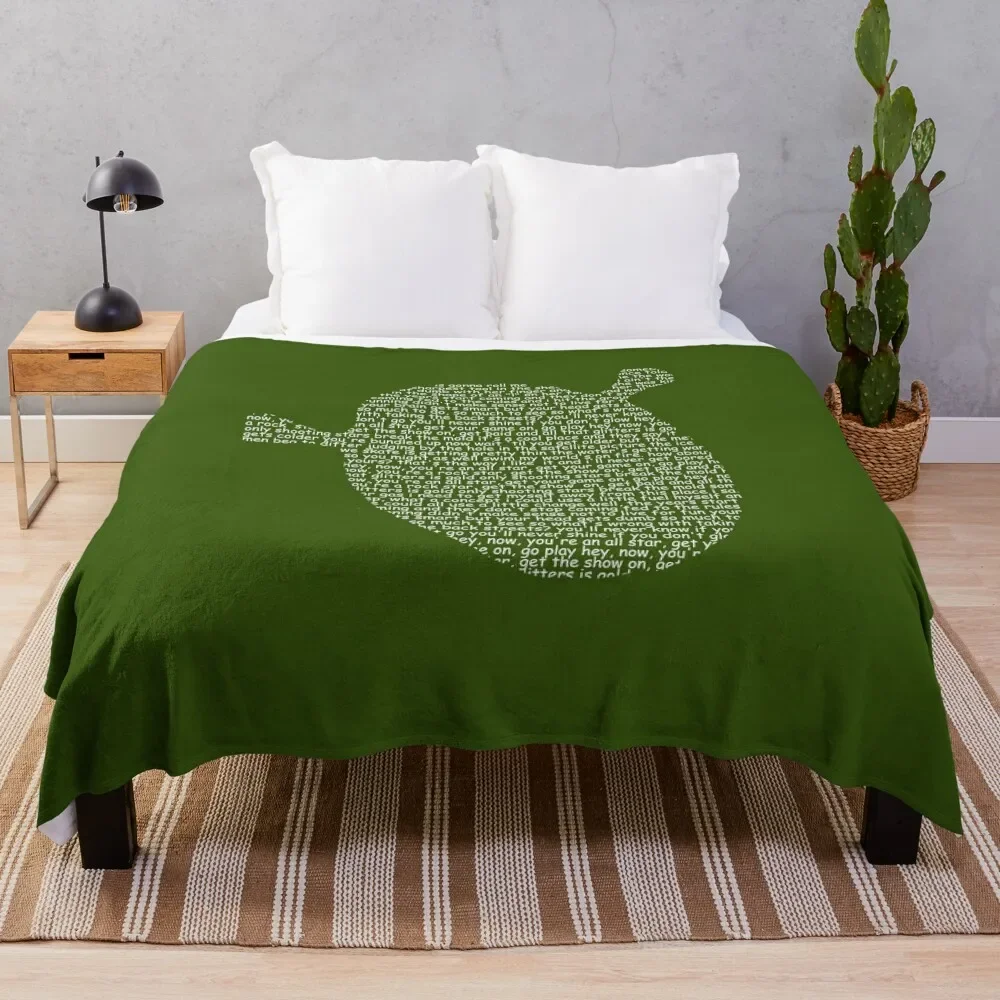 all star but it's shrek's head in white Throw Blanket warm winter Decorative Throw anime Blankets 
all star but it's shrek's head in white Throw Blanket warm winter Decorative Throw anime Blankets