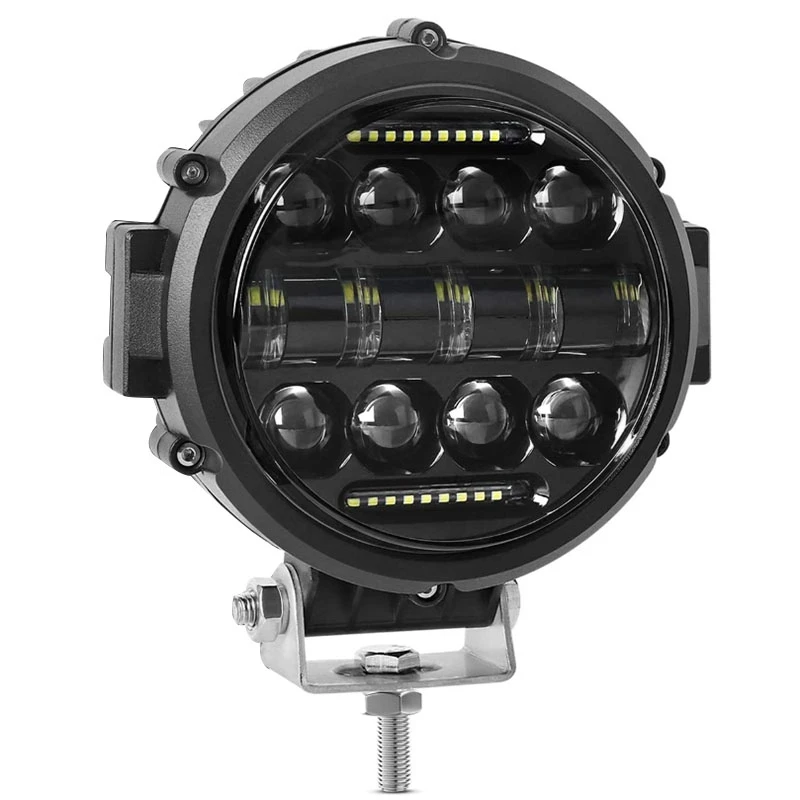 

Round LED Work Light, 60W Flood Spot Combo Beam LED Light Daytime Running Light Off Road Driving Lights for Truck SUV