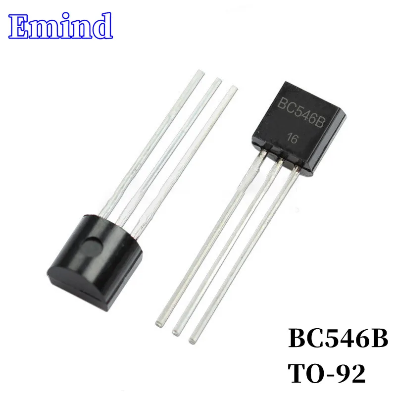 300/500/1000/2000/3000Pcs BC546B DIP Transistor TO-92 NPN Type 65V/200mA Bipolar Amplifier Transistor
300/500/1000/2000/3000Pcs BC546B DIP Transistor TO-92 NPN Type 65V/200mA Bipolar Amplifier Transistor
