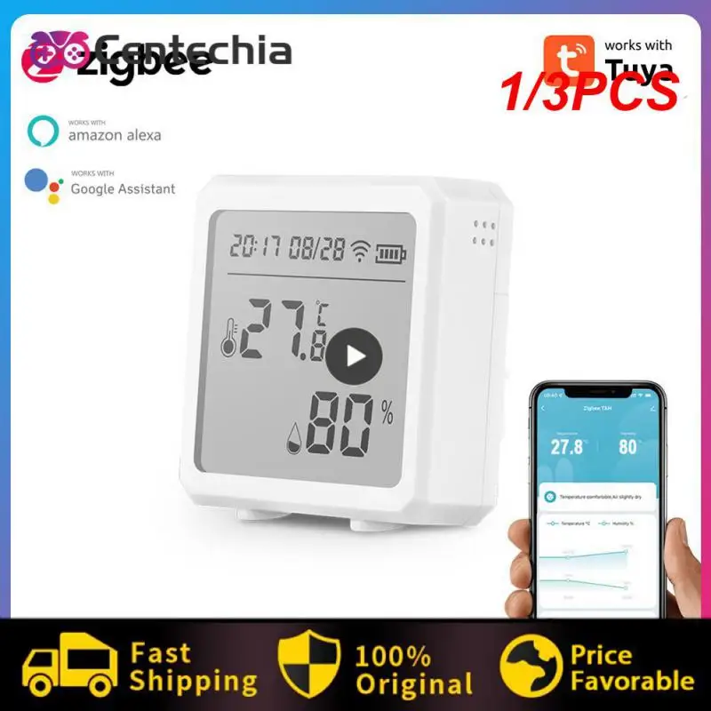 1/3PCS Tuya Smart Temperature and Humidity Sensor Indoor Hygrometer with LCD Display Should Work with Gateway
1/3PCS Tuya Smart Temperature and Humidity Sensor Indoor Hygrometer with LCD Display Should Work with Gateway