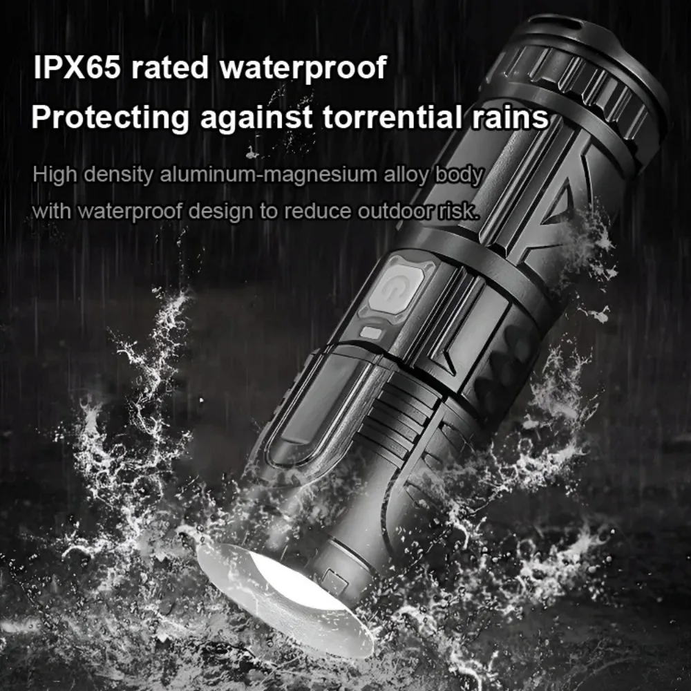 LED White Laser Telescopic Zoom Flashlight USB Rechargeable Flashlight Small Handheld Light for Outdoor Emergency Camping
LED White Laser Telescopic Zoom Flashlight USB Rechargeable Flashlight Small Handheld Light for Outdoor Emergency Camping