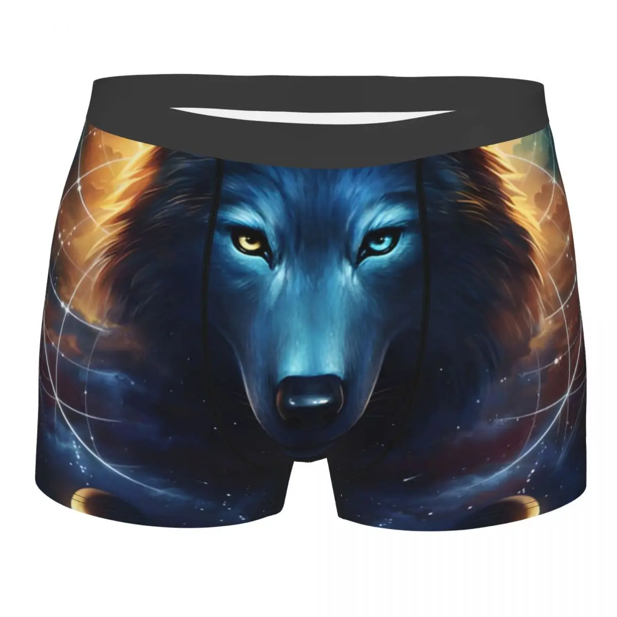 

Space Galaxy Wolf Dreamcatcher Stars Underpants Homme Panties Male Underwear Print Couple Sexy Set Calecon