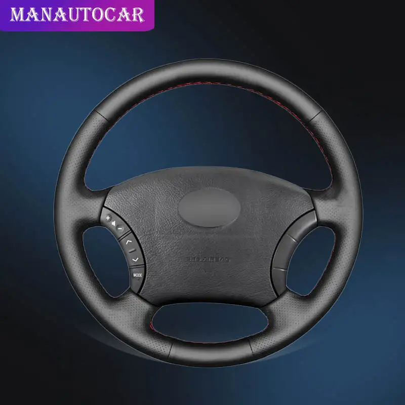 

Car Braiding On The Steering Wheel Cover for Toyota Land Cruiser Prado 120 Tacoma 4Runner Hilux Highlander Sequoia Car-styling