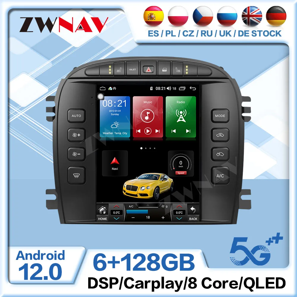 Carplay приемник для Jaguar S-type 2004-2005 Tesla автомобильное радио 1 Din Android мультимедийный плеер Автомобильный сенсорный экран стерео головное устройство
Carplay приемник для Jaguar S-type 2004-2005 Tesla автомобильное радио 1 Din Android мультимедийный плеер Автомобильный сенсорный экран стерео головное устройство