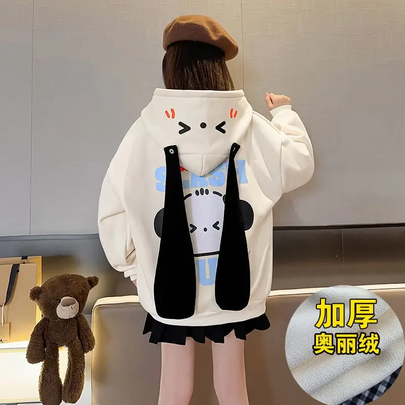 Sweet Sanrio Kawaii Hello Kitty Anime Plus Fleece Coat 2023 Autumn Winter Cute Cartoon Pochacco Hoodie Clothing Girls Toys
Sweet Sanrio Kawaii Hello Kitty Anime Plus Fleece Coat 2023 Autumn Winter Cute Cartoon Pochacco Hoodie Clothing Girls Toys