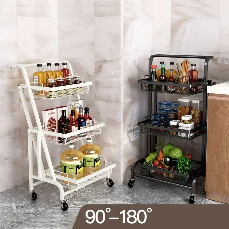 New Living Room Floor Trolley Mobile Kitchen Shelf Multiple Snacks Storage Folding Storage Rack Mobile Shelf Folding Trolley
New Living Room Floor Trolley Mobile Kitchen Shelf Multiple Snacks Storage Folding Storage Rack Mobile Shelf Folding Trolley