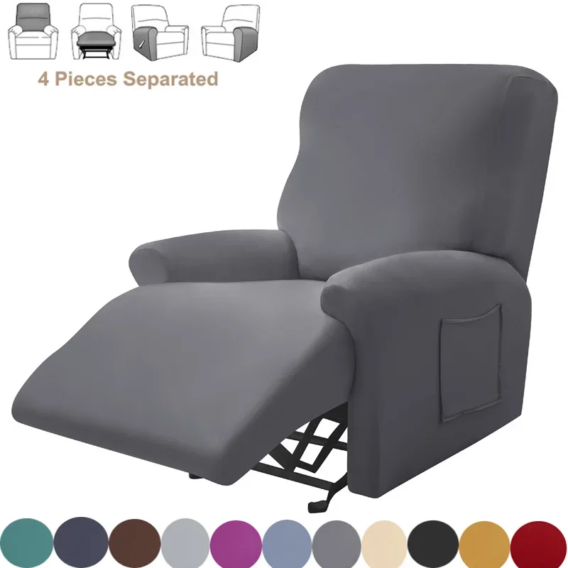 

1/3 Seat Recliner Sofa Cover for Living Room Home Spandex Split Reclining Armchair Cover All inclusive Lazy Boy Couch Slipcovers