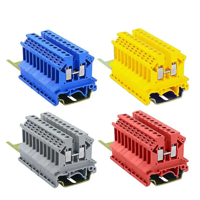 10Pcs Din Rail Terminal Block UK-2.5B Wire Electrical Conductor Universal Connector Screw Connection Terminal Strip Block UK2.5B
10Pcs Din Rail Terminal Block UK-2.5B Wire Electrical Conductor Universal Connector Screw Connection Terminal Strip Block UK2.5B