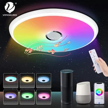 RGB LED Lights Music Ceiling Lamp with Bluetooth Speaker Smart Phone APP Control Remote Color-changing Bedroom Decoration Lights
RGB LED Lights Music Ceiling Lamp with Bluetooth Speaker Smart Phone APP Control Remote Color-changing Bedroom Decoration Lights