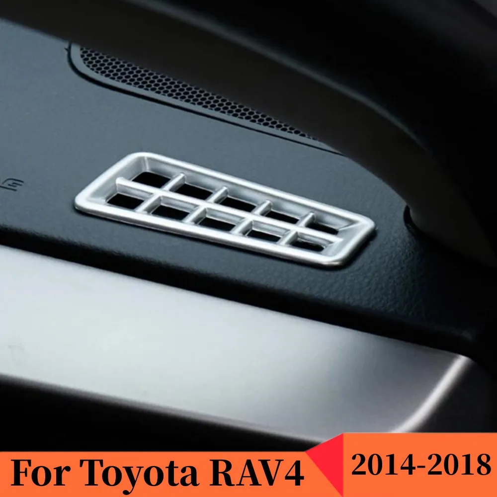 For Toyota RAV4 RAV 4 2014 2015 2016-2018 Accessories ABS Matte Silvery Car Styling Interior Upper Air Vent Outlet Cover Trim
For Toyota RAV4 RAV 4 2014 2015 2016-2018 Accessories ABS Matte Silvery Car Styling Interior Upper Air Vent Outlet Cover Trim