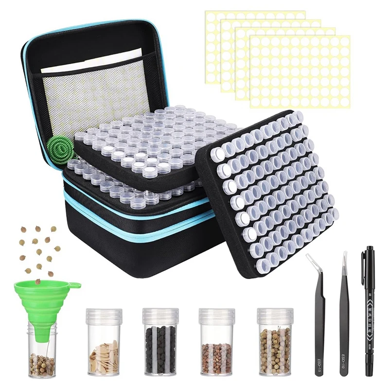 Seed Storage Box, Sturdy Seed Storage Box For Flower And Vegetable Plantgardens, Easy To Use (A-240 Slot)
Seed Storage Box, Sturdy Seed Storage Box For Flower And Vegetable Plantgardens, Easy To Use (A-240 Slot)