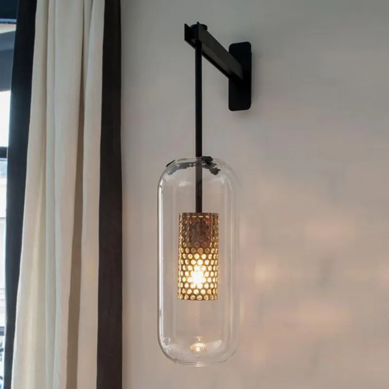 Post-Modern Luxury Glass Wall Lamps Living Room Bedroom Background Bedside Wall Lights Indoor Decor Lighting golden wall lamp
Post-Modern Luxury Glass Wall Lamps Living Room Bedroom Background Bedside Wall Lights Indoor Decor Lighting golden wall lamp