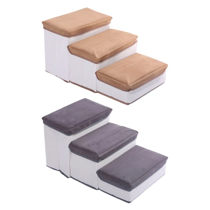 Dog Steps Cats Stairs with Containing Box 3 Steps Pet Stairs for Easy Sofa High Bed Reach Foldable Stairs for Elder Pet
Dog Steps Cats Stairs with Containing Box 3 Steps Pet Stairs for Easy Sofa High Bed Reach Foldable Stairs for Elder Pet