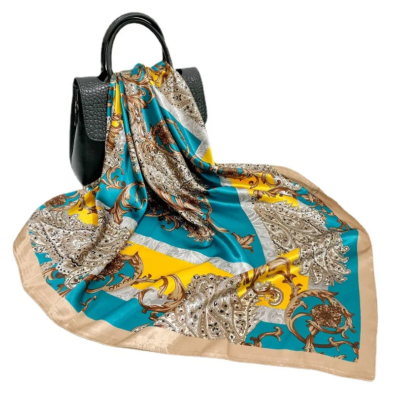 Unisex Man Women Square Scarf Vintage Baroque Style Paisley Floral Shawl Stole Hijab Wraps 35"*35"
Unisex Man Women Square Scarf Vintage Baroque Style Paisley Floral Shawl Stole Hijab Wraps 35"*35"
