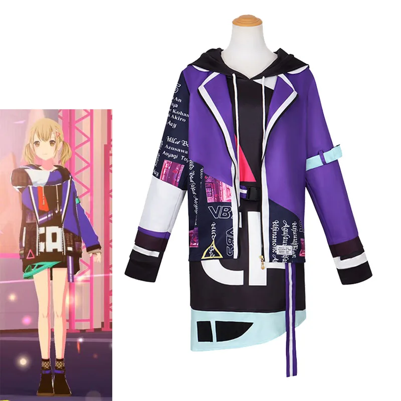 PJSK Azusawa Kohane Cosplay Costume Project Sekai Colorful Stage! Khn Coat Vivid BAD SQUAD Virtual Idol Anime Stage Costumes
PJSK Azusawa Kohane Cosplay Costume Project Sekai Colorful Stage! Khn Coat Vivid BAD SQUAD Virtual Idol Anime Stage Costumes