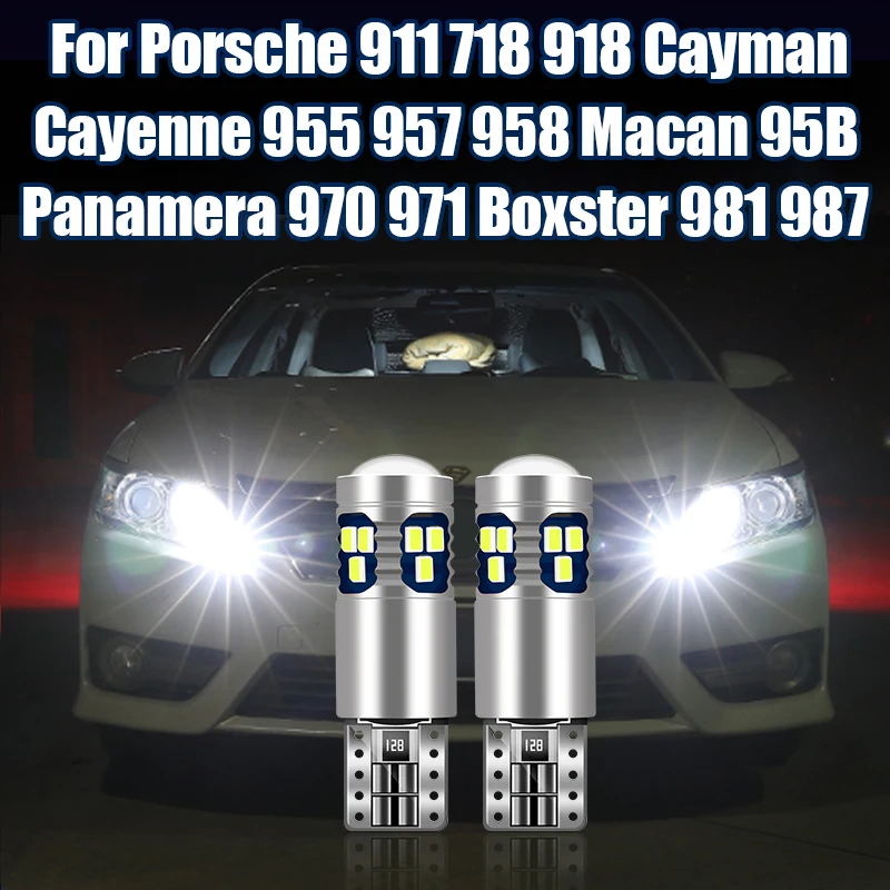 For Porsche 911 718 918 Cayenne 955 957 958 Boxster 981 987 Cayman Macan 95B Panamera 970 971 Car LED Parking Lights Accessories
For Porsche 911 718 918 Cayenne 955 957 958 Boxster 981 987 Cayman Macan 95B Panamera 970 971 Car LED Parking Lights Accessories