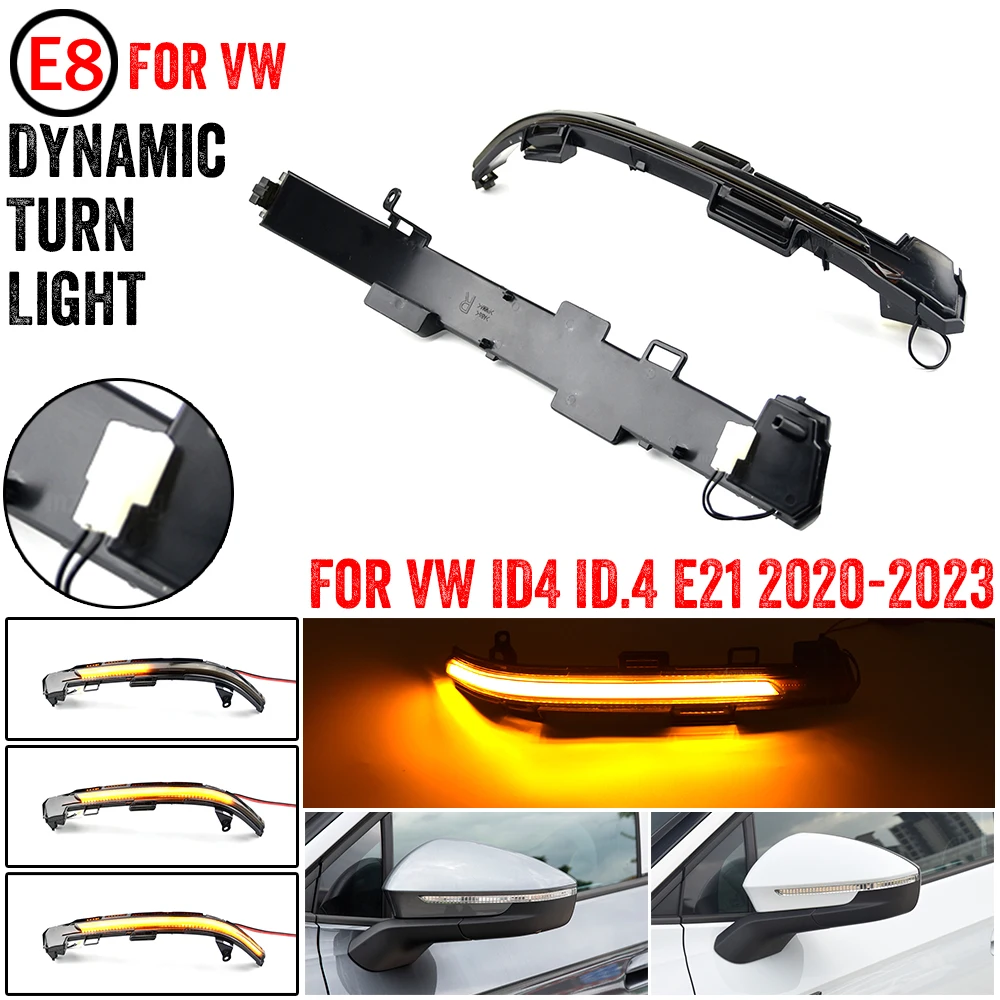 For Volkswagen VW ID4 ID.4 E21 2020 - 2023 LED Dynamic Turn Signal Rearview Mirror Indicator Blinker Light
For Volkswagen VW ID4 ID.4 E21 2020 - 2023 LED Dynamic Turn Signal Rearview Mirror Indicator Blinker Light
