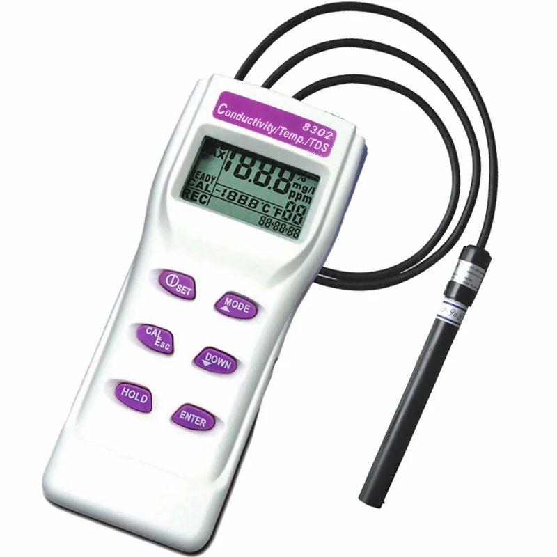 AZ8302 industrial portable water tds/conductivity meter temperature thermal conductivity meter
AZ8302 industrial portable water tds/conductivity meter temperature thermal conductivity meter