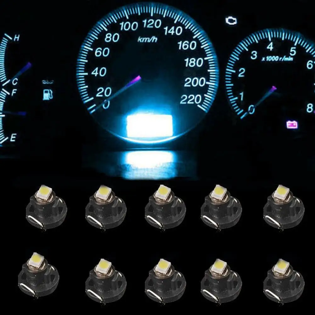10Pcs Car Dashboard Gauge LED Light Ice Blue Cluster Instrument Dash Climate Bulbs Replacing Instrument Cluster Panel A/C Lights
10Pcs Car Dashboard Gauge LED Light Ice Blue Cluster Instrument Dash Climate Bulbs Replacing Instrument Cluster Panel A/C Lights