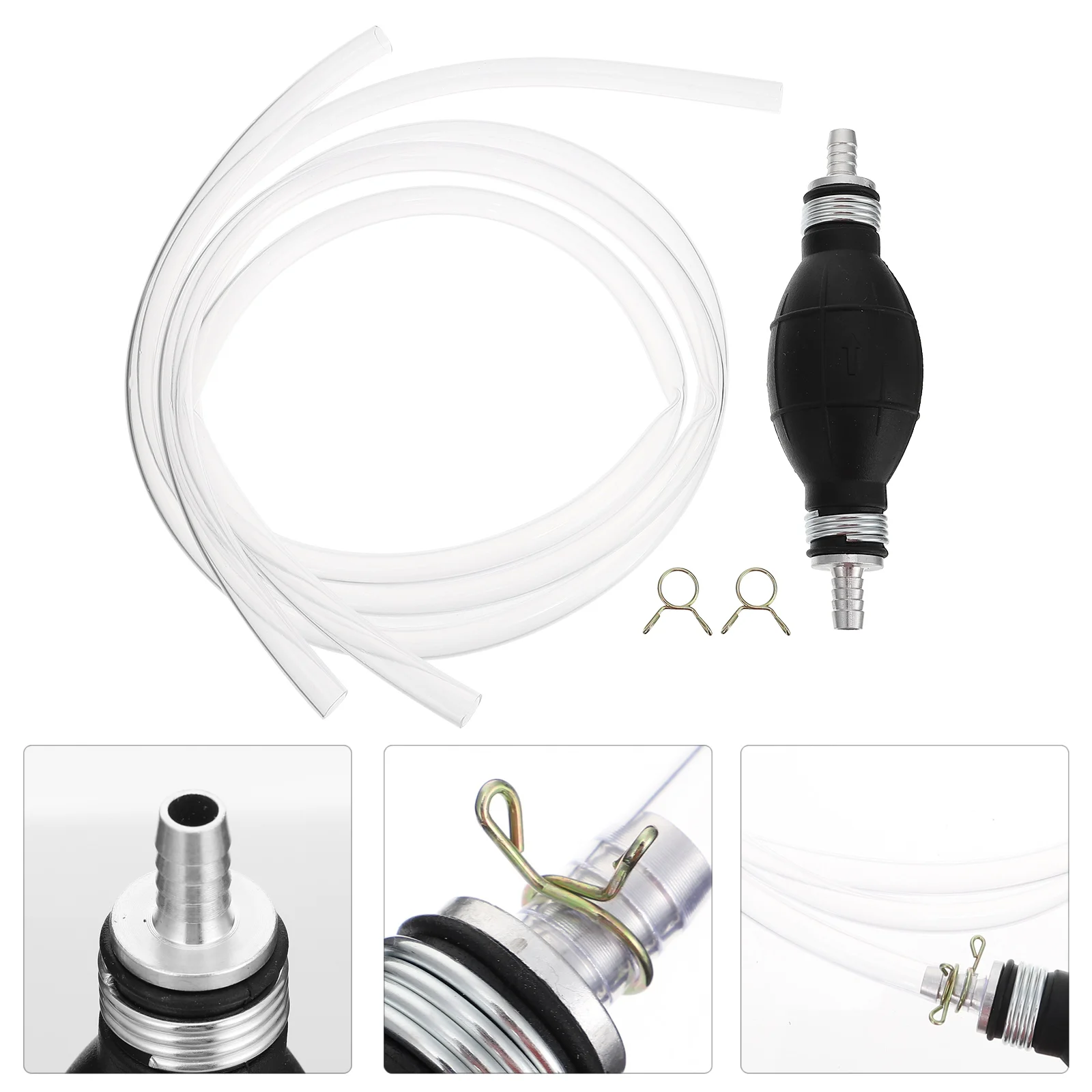 

Oil Absorber Hand Pump PVC Suction Hose Fuel Transfer Sucker Siphon One-way Liquid Pipe