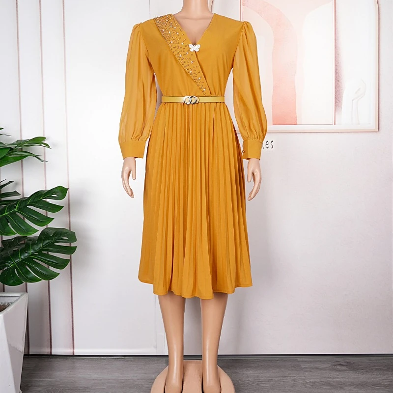 African Dresses For Women Elegant 2023 Autumn Spring Dashiki Midi Dress Ladies Traditional African Clothing Fairy Dreaes
African Dresses For Women Elegant 2023 Autumn Spring Dashiki Midi Dress Ladies Traditional African Clothing Fairy Dreaes
