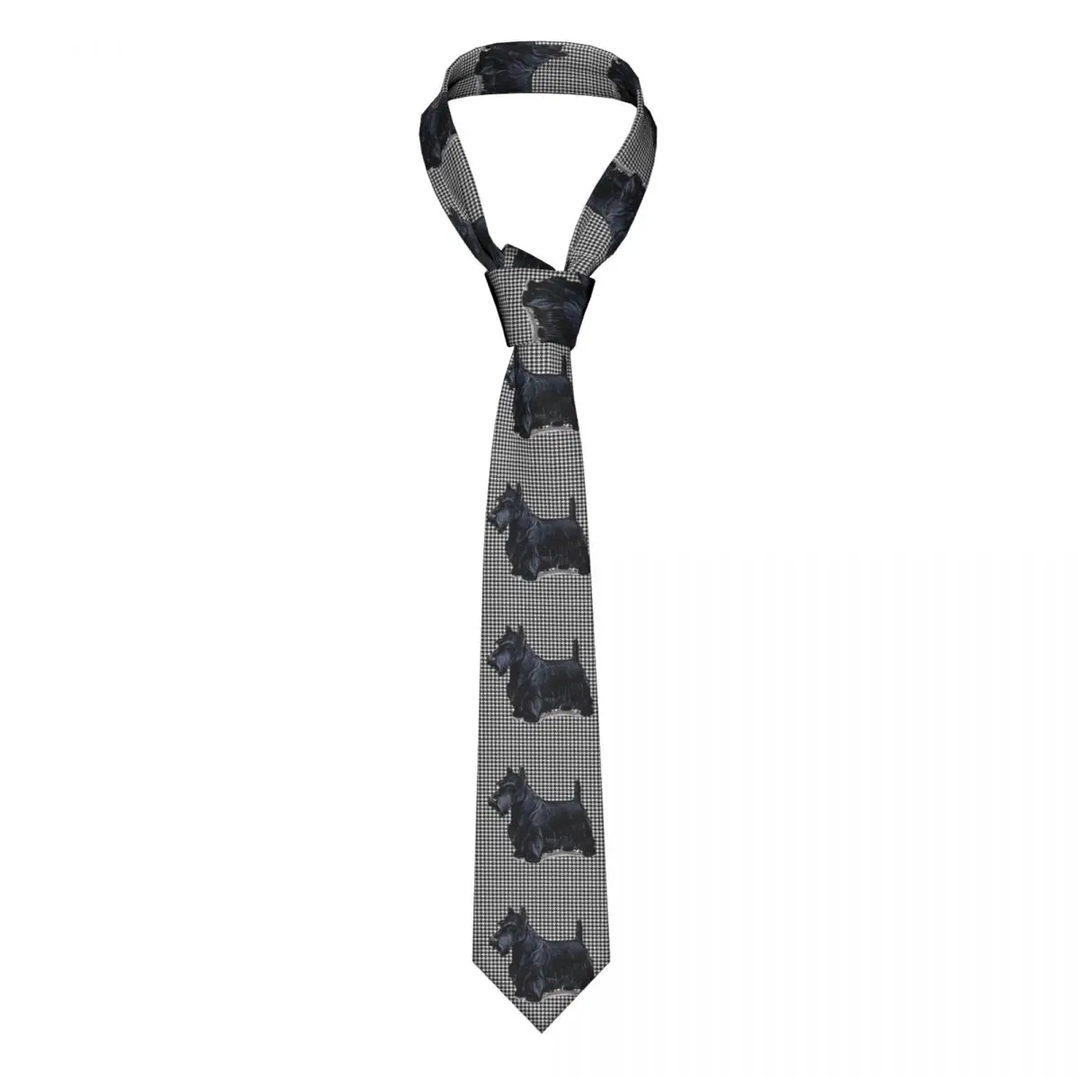 Fashion Scottish Terrier Houndstooth Neck Ties Men Custom Silk Pet Scottie Dog Neckties for Party Gravatas
Fashion Scottish Terrier Houndstooth Neck Ties Men Custom Silk Pet Scottie Dog Neckties for Party Gravatas