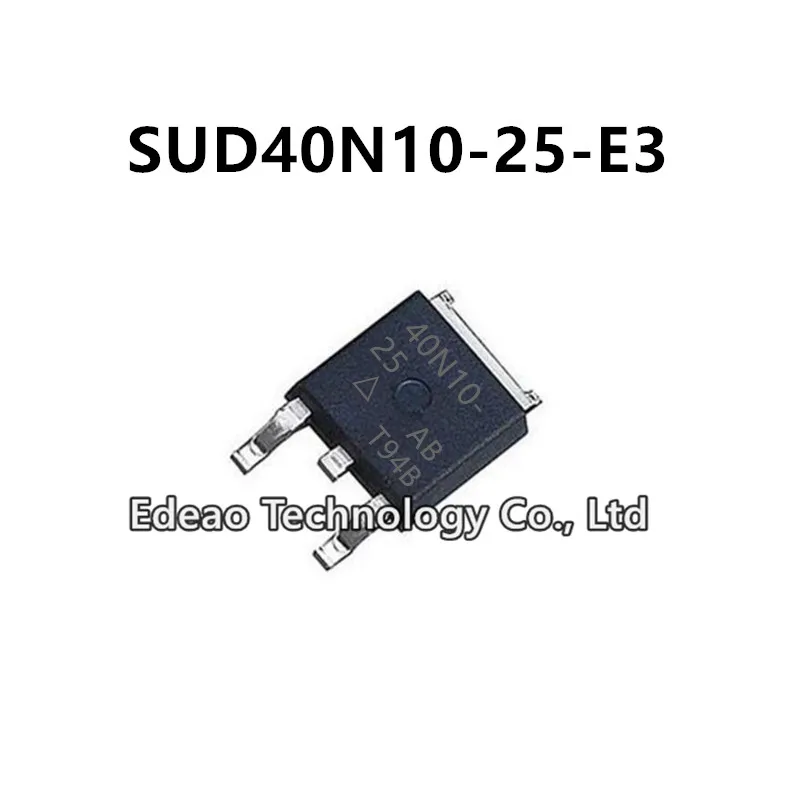 10Pcs/lot NEW 40N10-25 SUD40N10-25 TO-252 SUD40N10-25-E3 40A/100V N-channel MOSFET field-effect transistor
10Pcs/lot NEW 40N10-25 SUD40N10-25 TO-252 SUD40N10-25-E3 40A/100V N-channel MOSFET field-effect transistor