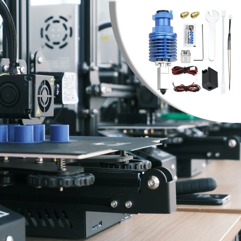 2.0V6 Upgraded Hotend Extruder J-head 300℃ Heat Resistant for Ender3 VORON 2.4,CR10,10S Hot End Brass/Steel Nozzle
2.0V6 Upgraded Hotend Extruder J-head 300℃ Heat Resistant for Ender3 VORON 2.4,CR10,10S Hot End Brass/Steel Nozzle