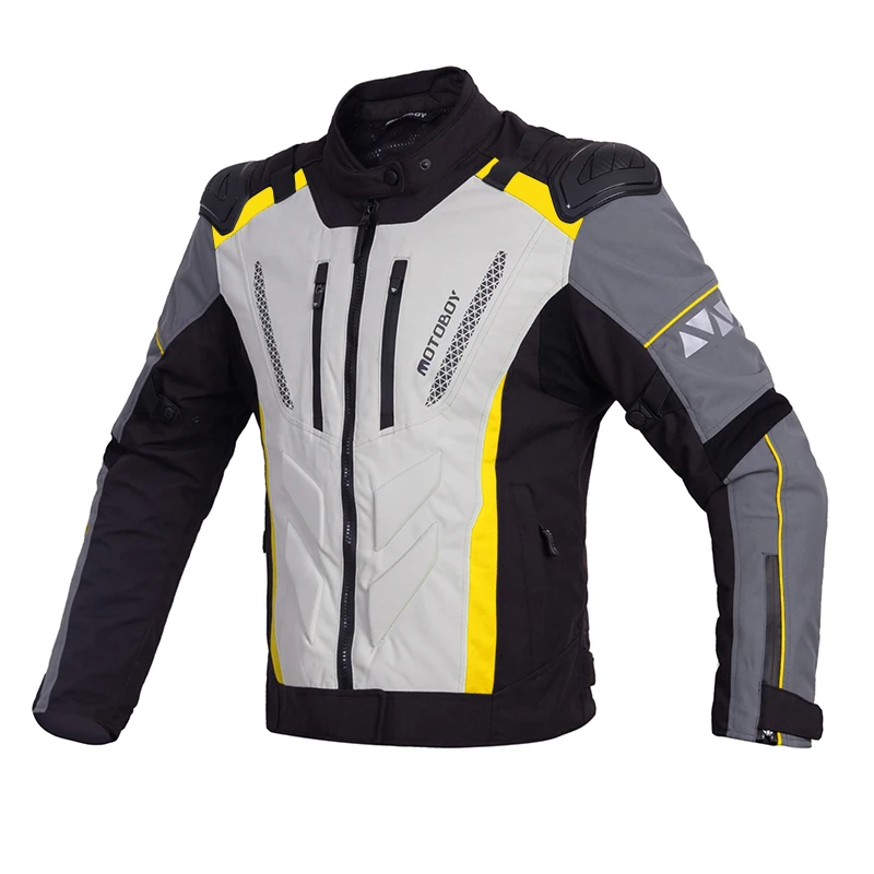 

Motorcycle Jacket Men Chaqueta Moto Windproof Motorbike Motocross Riding Racing Jacket With Remove Linner For 4 Seasons