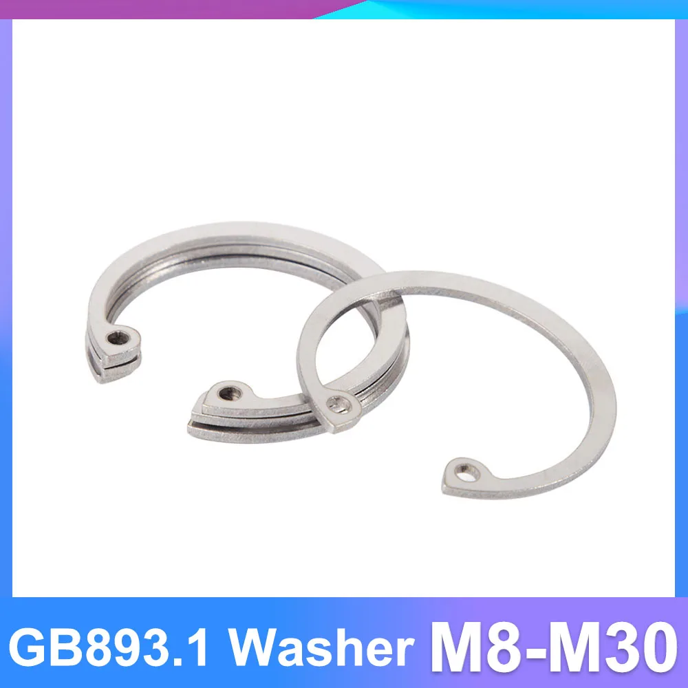 

M8 M10 M12 M13 M14 M15 M16To M30 304 Stainless Steel A-type Elastic Ring Circlip Snap Retaining Washer GB893.1