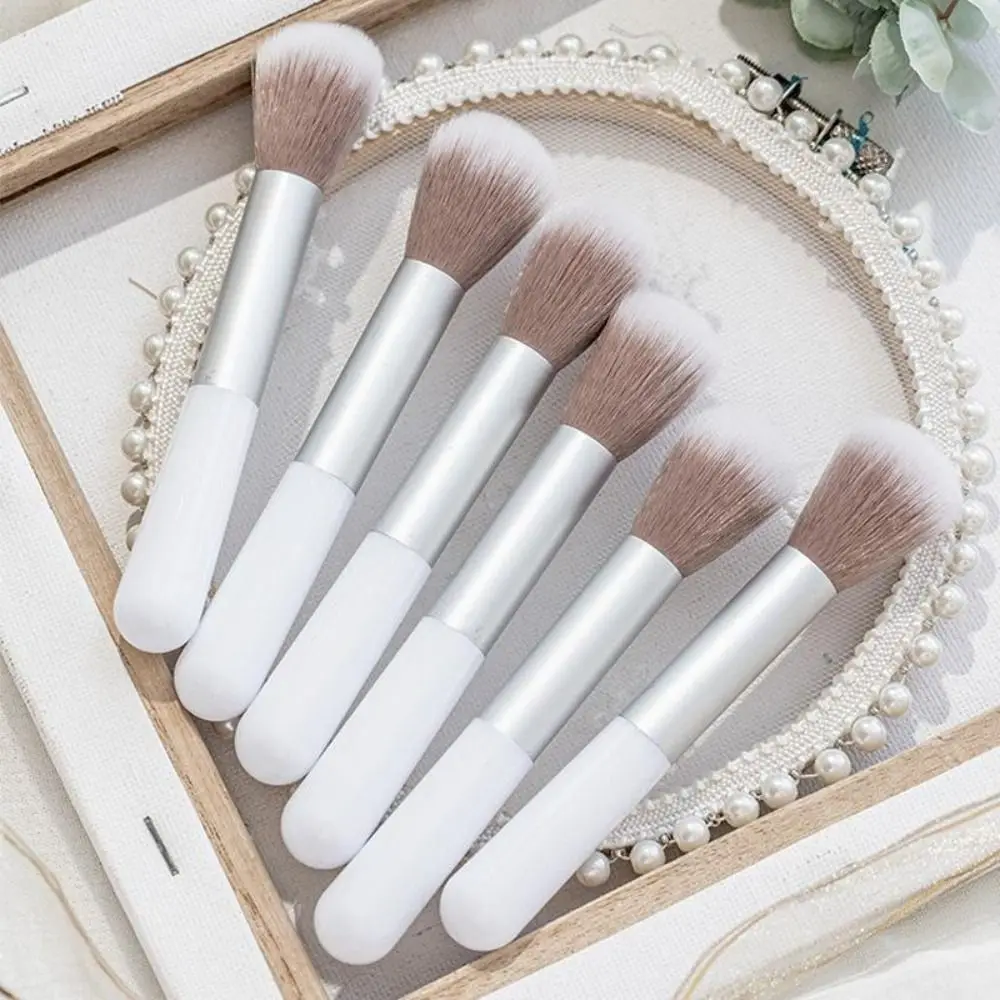 White Stem Powder Blusher Brush Fashion Plastic Artificial Fibers Highlight Brush Powder Brush
White Stem Powder Blusher Brush Fashion Plastic Artificial Fibers Highlight Brush Powder Brush
