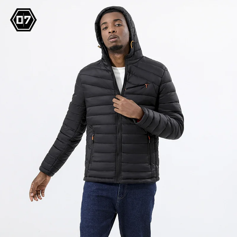 Winter Male Hooded Windbreaker Outerwear Men's Black Clothing Cotton Jacket Thin Warm Zipper Snow Coats
Winter Male Hooded Windbreaker Outerwear Men's Black Clothing Cotton Jacket Thin Warm Zipper Snow Coats
