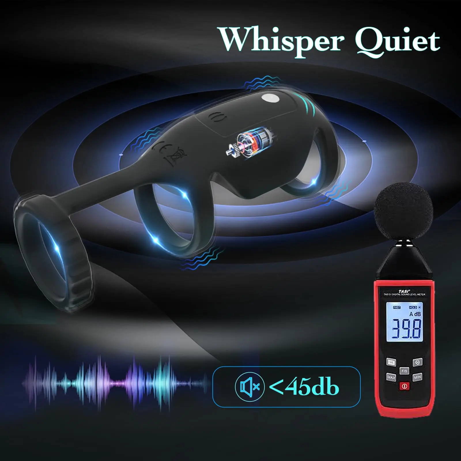 HESEKS Sex Toys For Men Penis Ring Testicles Vibrator Ejaculation Delay Enlargement Penis Adult Goods Intimate For Men Couples HESEKS Sex Toys For Men Penis Ring Testicles Vibrator Ejaculation Delay Enlargement Penis Adult Goods Intimate For Men Couples