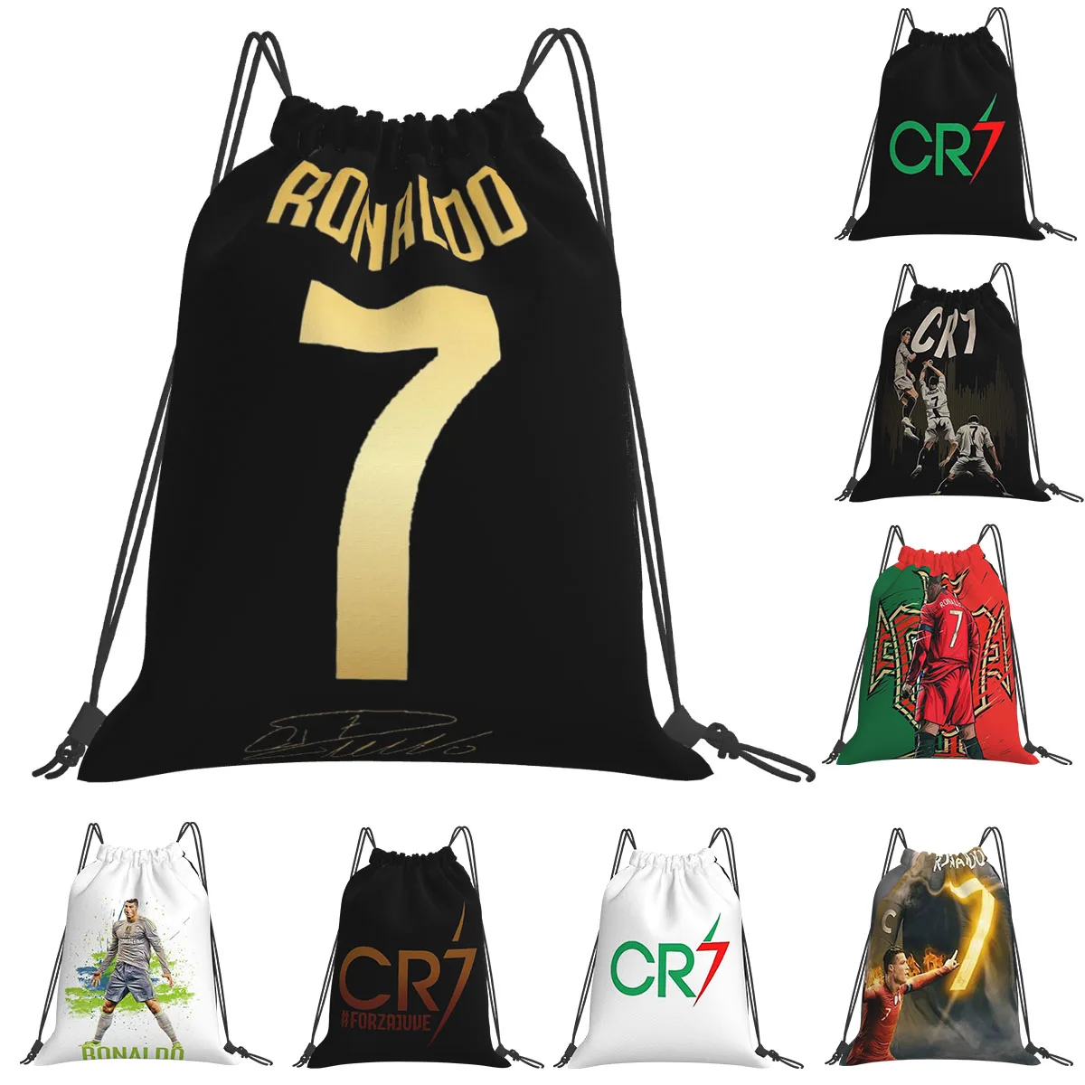 Cristiano Ronaldo Cr7 Backpacks Portable Drawstring Bags Drawstring Bundle Pocket Sports Bag Book Bags For Travel Students
Cristiano Ronaldo Cr7 Backpacks Portable Drawstring Bags Drawstring Bundle Pocket Sports Bag Book Bags For Travel Students