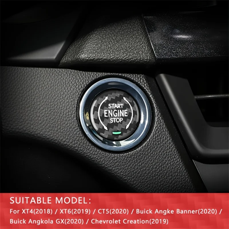 High-end real Carbon Fiber Start Stop Button Cover Sticker For BUICK Car Interior Decoration Car Engine Carbon Fiber Sticker
High-end real Carbon Fiber Start Stop Button Cover Sticker For BUICK Car Interior Decoration Car Engine Carbon Fiber Sticker