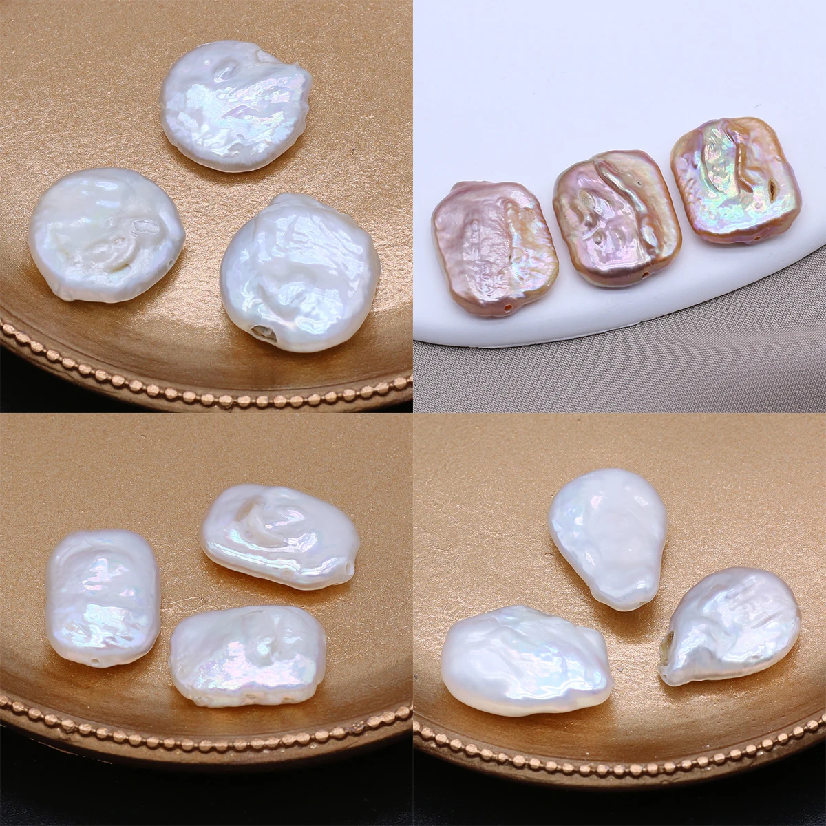 Natural Freshwater Pearl Baroque Pearl Beaded Geometry Spaced Loose Beads for Jewelry Making DIY Necklace Bracelet Accessories
Natural Freshwater Pearl Baroque Pearl Beaded Geometry Spaced Loose Beads for Jewelry Making DIY Necklace Bracelet Accessories