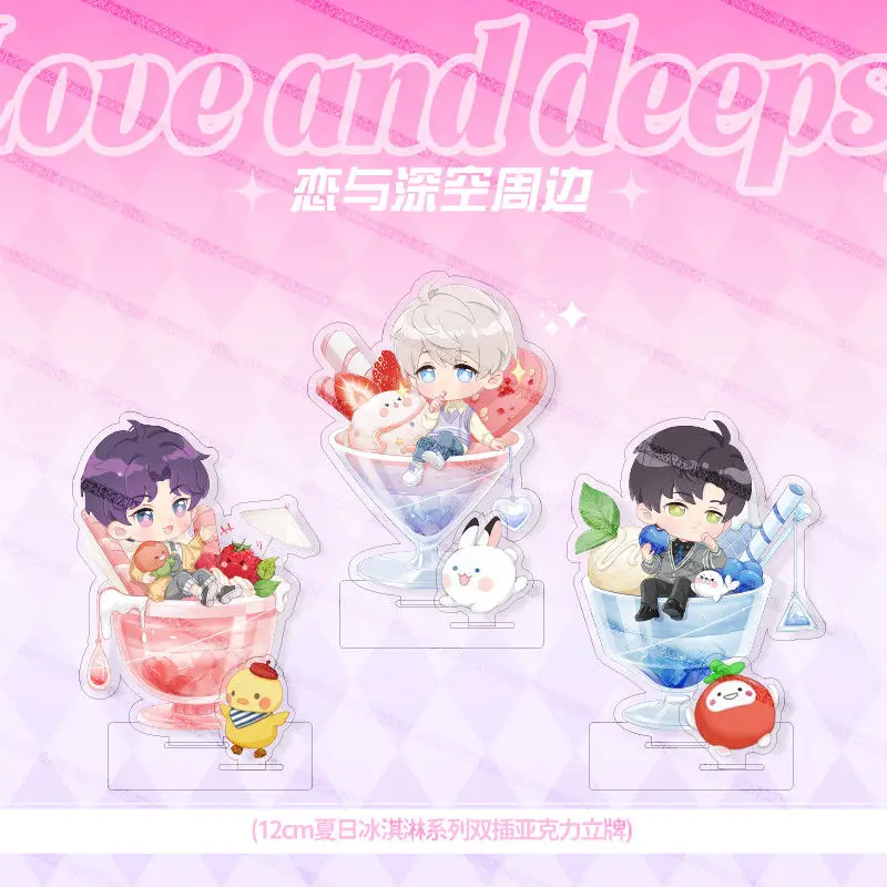 Love and Deepspace Dessert Series Acrylic Stand Xavier Rafayel Zayne Anime Peripheral Li Shen Qi Yu Shen Xinghui Desktop Display
Love and Deepspace Dessert Series Acrylic Stand Xavier Rafayel Zayne Anime Peripheral Li Shen Qi Yu Shen Xinghui Desktop Display