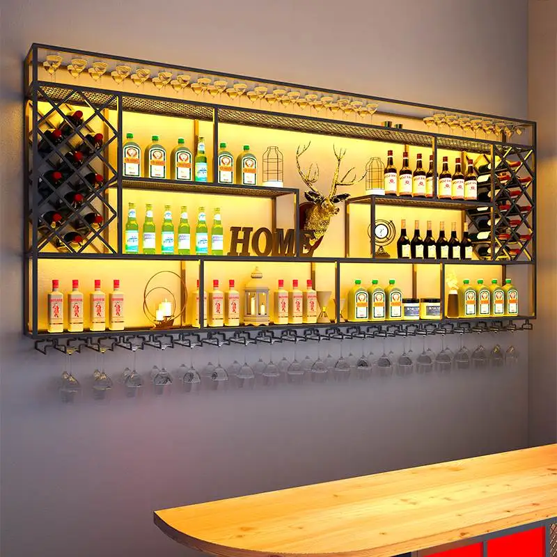 Cocktail Unique Wine Cabinets Metal Drink Inverted Salon Display Wine Rack Storage Restaurant Cremalheira De Vinho Furnitures
Cocktail Unique Wine Cabinets Metal Drink Inverted Salon Display Wine Rack Storage Restaurant Cremalheira De Vinho Furnitures