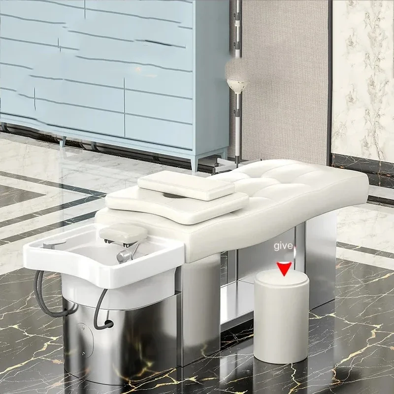Water Circulation Shampoo Chair Therapy Steam Shower Head Hair Salon Equipment Chair Stylist Behandelstoel Furniture MQ50XF
Water Circulation Shampoo Chair Therapy Steam Shower Head Hair Salon Equipment Chair Stylist Behandelstoel Furniture MQ50XF