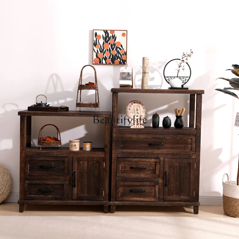 Solid Wood Multifunctional Living Room Bedroom Storage Cabinet New Chinese Style Side Table Double Door Small Bookshelf Locker
Solid Wood Multifunctional Living Room Bedroom Storage Cabinet New Chinese Style Side Table Double Door Small Bookshelf Locker