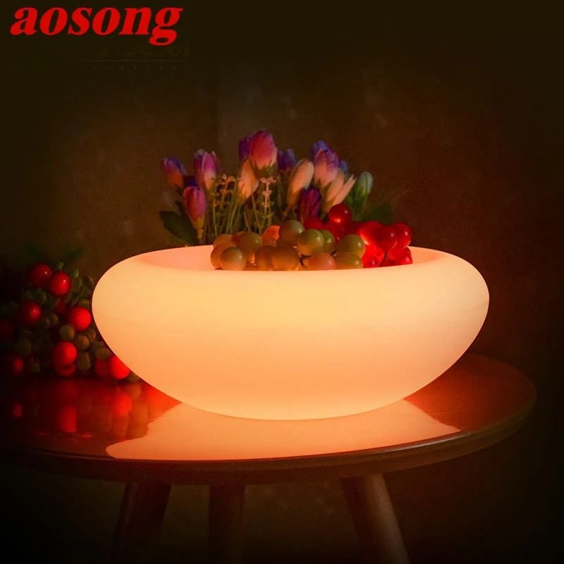 AOSONG LED KTV Fruit Plate Fashion Table Lamp Colorful Restaurant Hotel UBS Rechargeable Remote control 16 colors
AOSONG LED KTV Fruit Plate Fashion Table Lamp Colorful Restaurant Hotel UBS Rechargeable Remote control 16 colors