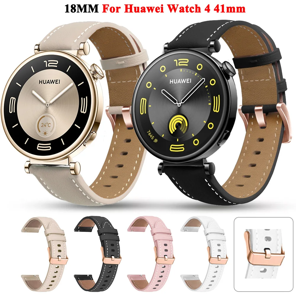 18mm Leather Bracelet Straps For Huawei GT4 GT 4 41mm/Garmin Venu 3S 2S Vivoactive 4S Vivomove 3S Forerunner 265S 255S Watchband
18mm Leather Bracelet Straps For Huawei GT4 GT 4 41mm/Garmin Venu 3S 2S Vivoactive 4S Vivomove 3S Forerunner 265S 255S Watchband